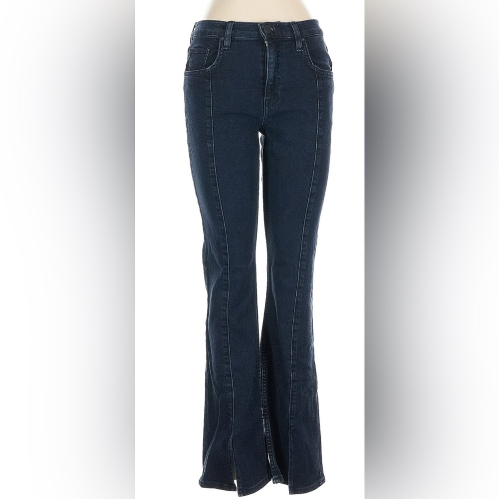 🌙 Hudson Dark Wash Split-Hem Boot cut Jeans – Sculpting Fit – Size 28 - Picture 6 of 8